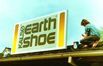 Earth Shoe outdoor sign